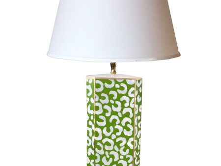 Dana Gibson Green Leo Table Lamp Hot on Sale