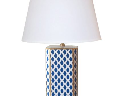 Navy Parsi Lamp with Shade Hot on Sale