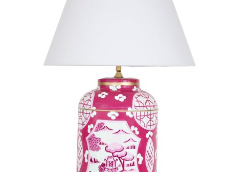 Canton in Pink Tea Caddy Lamp Fashion