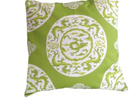 Green  Dragon 22  Pillow For Cheap