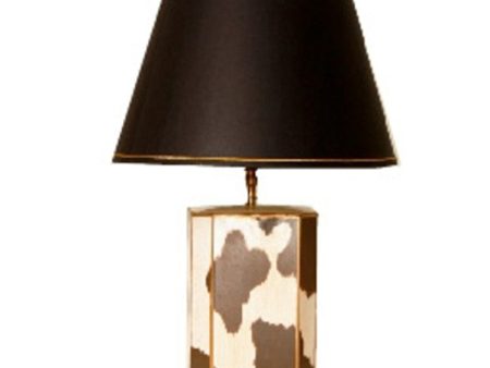 Cowhide Lamp with Shade on Sale