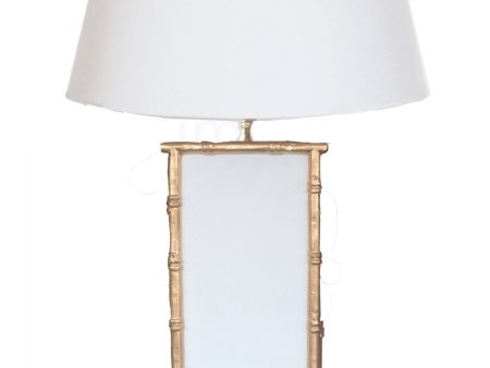 Bamboo in White Lamp on Sale