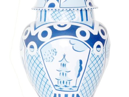 Ginger Jar, Medium in Blue Summer Palace Sale