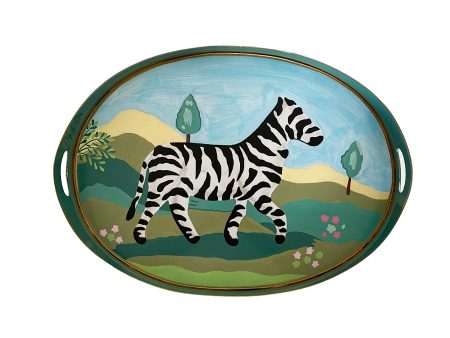 Dana Gibson Zebra Tray For Discount