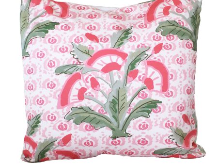 Mughal Fleur in Pink 22  Pillow Discount