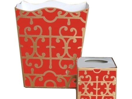 Orange Klimt Tissue Box Online now