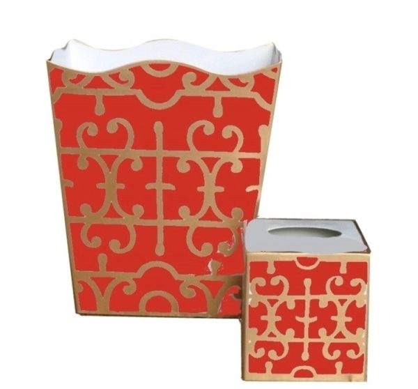 Orange Klimt Tissue Box Online now