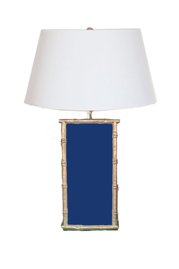 Bamboo in Navy Lamp Sale