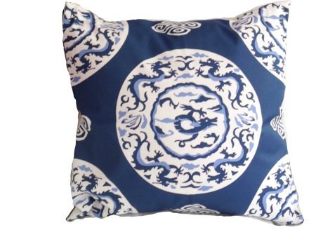 Blue Dragon 22  Pillow For Discount