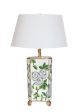 White Chintz Lamp, Small Sale