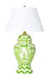 Summer Palace Lamp in Green For Sale