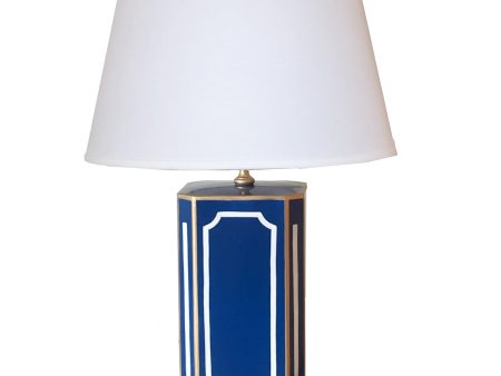 Devon Lamp in Navy Hot on Sale