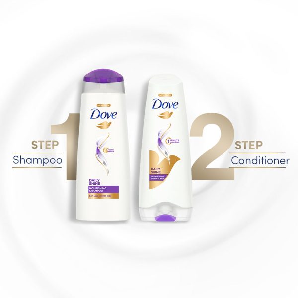 Dove Daily Shine Shampoo 1L & Conditioner 175ml (Combo Pack) For Discount