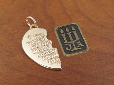 James Avery Watch Over Thee Pendant Left Half 14k Gold 15 16  Retired CHS1783 Online Sale