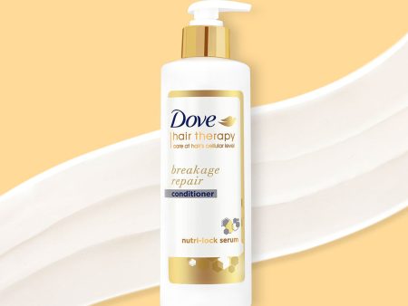 Dove Hair Therapy Breakage Repair Conditioner, No Parabens & Dyes, With Nutri-Lock Serum, 380ml on Sale