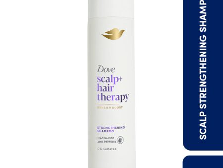 Dove Scalp+Hair Therapy Sulphate Free Density Boost Strengthening Shampoo- Niacinamide&Zinc-peptides Online