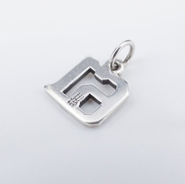 James Avery Ivy League Number 61 Charm Sterling Silver $58 7 16  CHS1996 For Sale