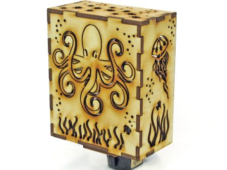 Intricate Wooden Night Light_Octopus Cheap