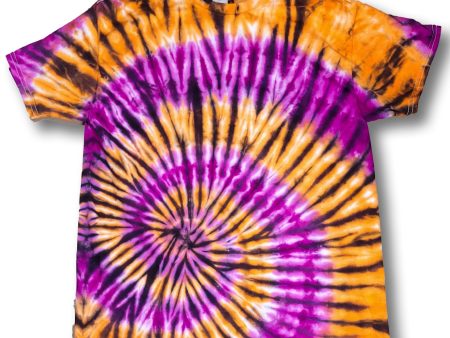 Orange & Purple Spiral - M on Sale