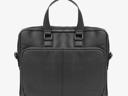 Borsa 24h in saffiano nera on Sale