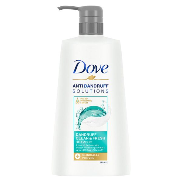 Dove Dandruff Clean & Fresh Shampoo, 650ml Hot on Sale