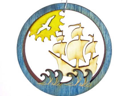 Layered Ornament - Sailing Ship Online now