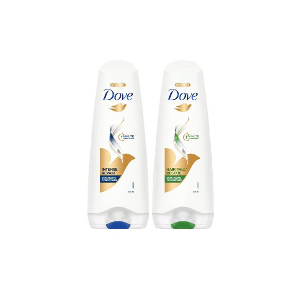 Dove Intense Repair & Hair Fall Rescue Conditioner 175ml (Combo Pack) on Sale