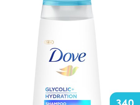 Dove Glycolic Hydration Shampoo - 340ml Online now