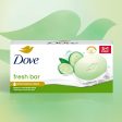 Dove Fresh Beauty Bathing Bar - For Refreshed and Nourished Skin | 6x75g on Sale