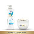 Body Love Light Hydration Body Lotion 400ml & Body Love Silky Pampering Body Cream 300g, Paraben Free (Combo Pack) For Cheap