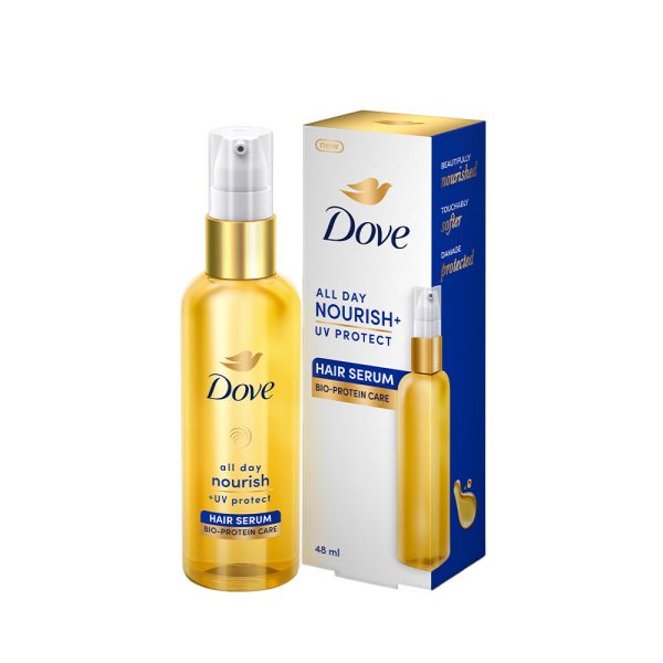 Dove  All Day Nourish + UV protect  Hair serum 48 ml , for all hair types Fashion