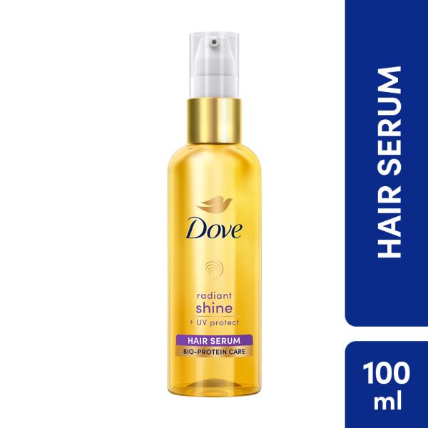 Dove radiant shine + UV protect  Hair serum 100 ml on Sale