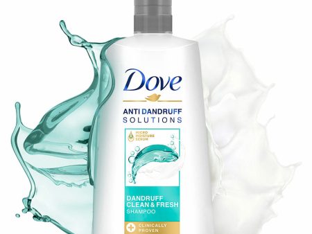 Dove Dandruff Clean & Fresh Shampoo, 650ml Hot on Sale