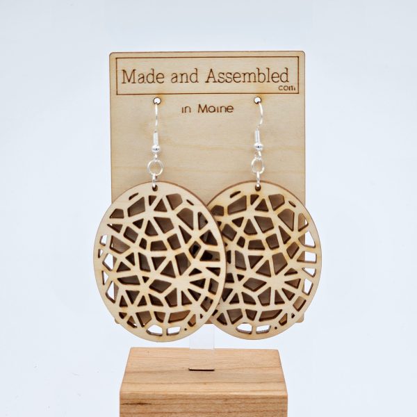 Wooden Earrings - Matrix on Sale