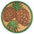 Wood & Cork Trivets - Pine Cones Hot on Sale