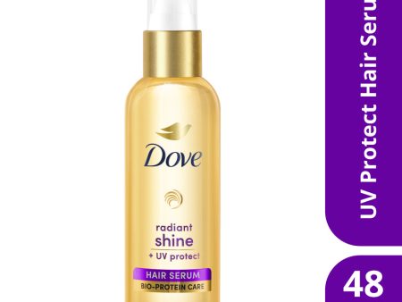 Dove  radiant shine + UV protect  Hair serum 48 ml For Discount