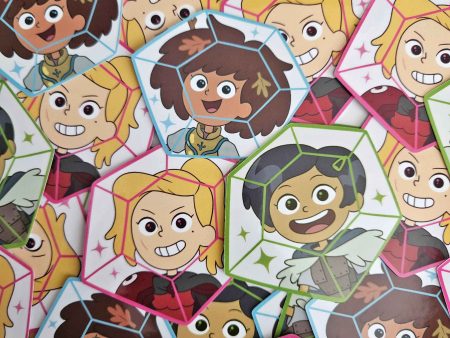 Amphibia Clear Gem Stickers For Sale