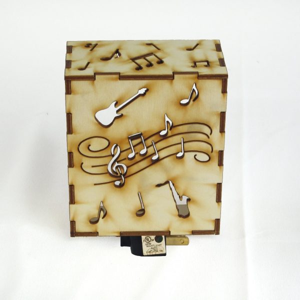 Intricate Wooden Night Light_Music Hot on Sale