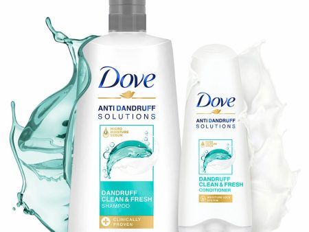 Dove Dandruff Clean & Fresh Shampoo 650ml & Conditioner 175ml (Combo Pack) Cheap