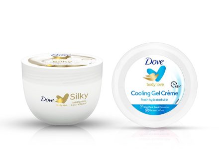 Body Love Silky Pampering Body Cream 300g & Body Love Cooling Gel Crème 48hrs Hydration 145g (Combo Pack) Discount