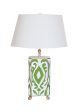 Green Ikat Lamp Cheap