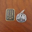 James Avery Sand Dollar Charm Sterling Silver 1 2  Small Retired CHS1891 Supply