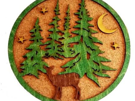 Wood & Cork Trivets - Woodland Online Sale