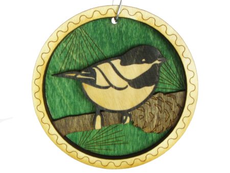 Layered Ornament - Chickadee Cheap