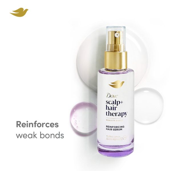 Dove Scalp+Hair Therapy Density Boost Reinforcing Hair Serum with 1% Pro-Lipids & Multi-peptides Online Hot Sale