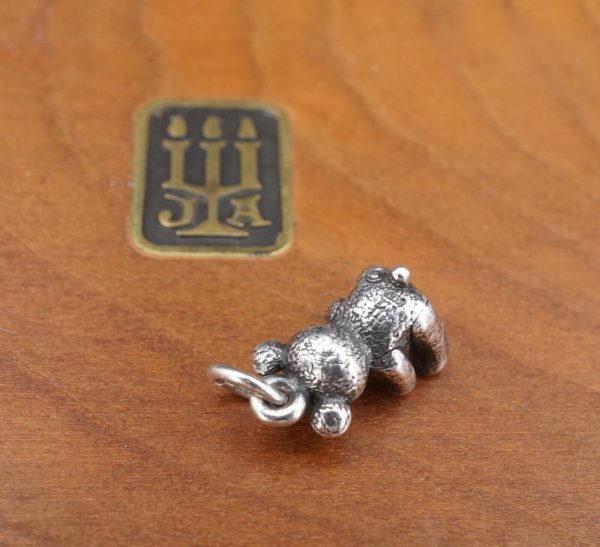 James Avery Teddy Bear Charm 3D Sterling Silver Rare Retired CHS1767 Discount