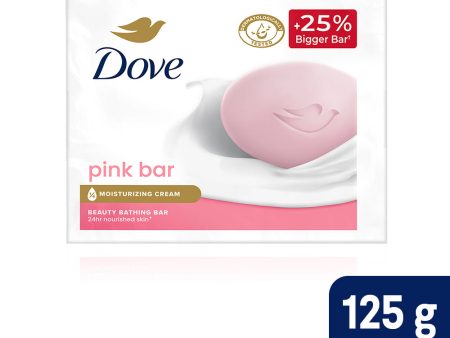 Dove Pink Beauty Bathing Bar - For Even Toned Glow | 3x125g Online Sale