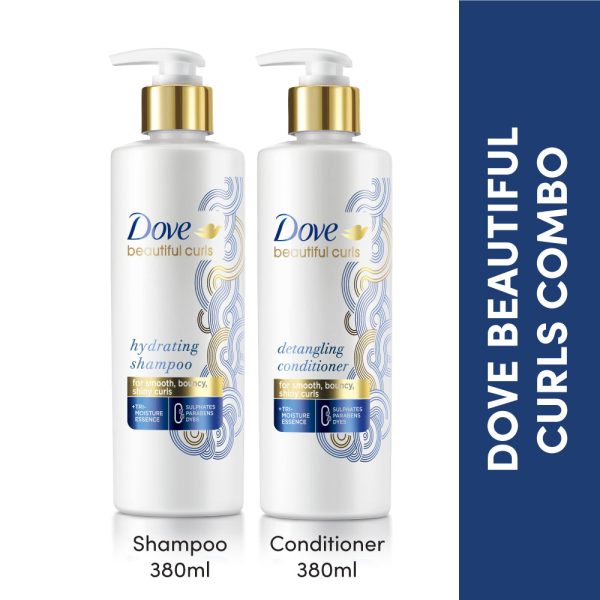 Dove Beautiful Curls Shampoo 380ml & Conditioner 380ml (Combo Pack) Supply