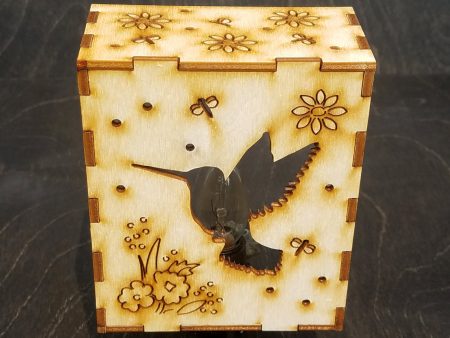 Intricate Wooden Night Light_Hummingbird Online Sale