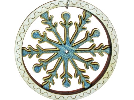 Layered Ornament - Snowflake Discount